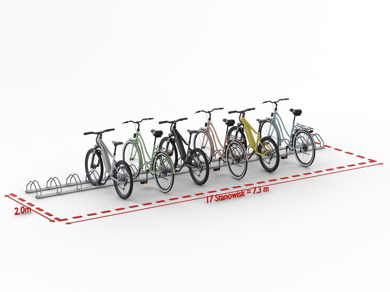 Fahrradständer Kornel 17 Stellplätze – Foto 13