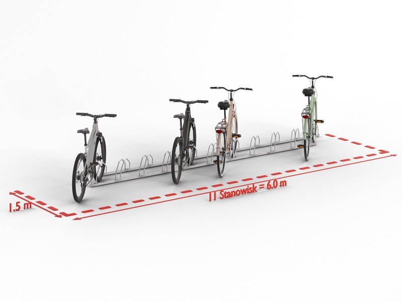 Kornel 11-Space Stainless Steel Bike Rack – photo 10