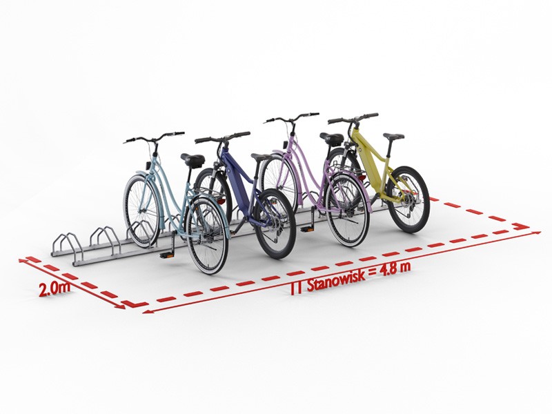 Kornel 11-Space Stainless Steel Bike Rack – photo 9